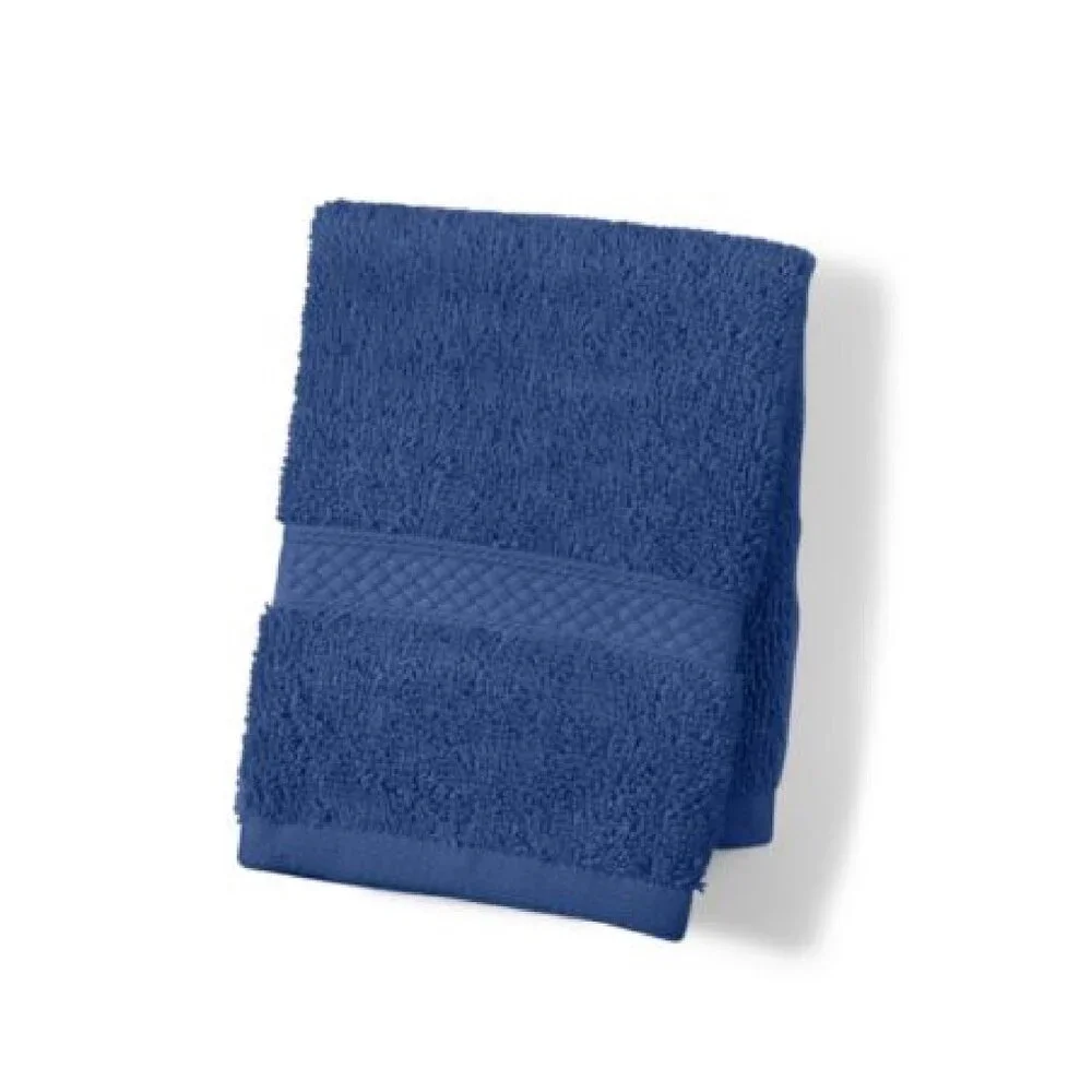 3 new INDIGO BLUE Charter Club Elite 100% Hygro Cotton 13x13 inch WASHCLOTHS